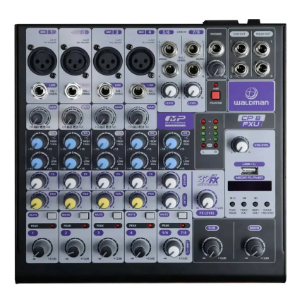 Mixer Waldman CP8FXU 8 Canais