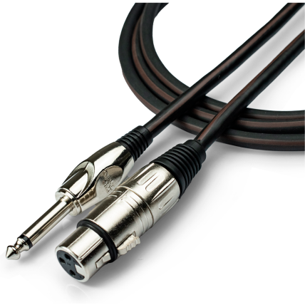  Cabo Santo Angelo Marrom e Preto Duben hg 6M - P10 x XLR Femea 28108