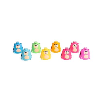 Kit De Sinos Kidzzo Sinos De Mesa Ursos Coloridos 