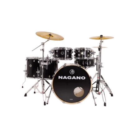 Bateria Nagano World Full Ebony Sparkl Com Ferragem