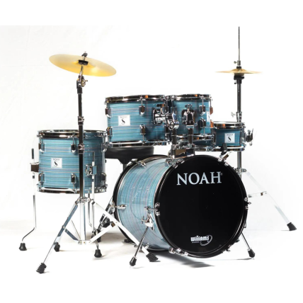 Bateria Noah Kit SC5 Poplar Funny Striped Com Pratos