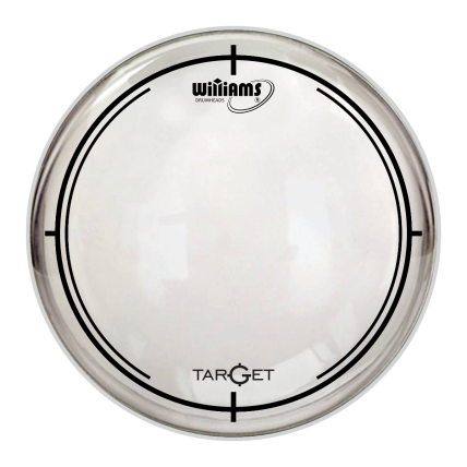 Pele Williams W2 188 22 Polegadas Bumbo Target Clear Filme Duplo