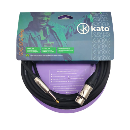 Cabo Kato P/Microfone K2 XLR-P10 7MT