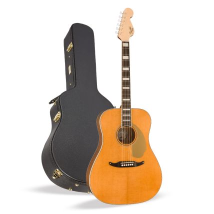 Violão Eletrico Fender King Vintage Ovangkol Fingerboard Aged Natural