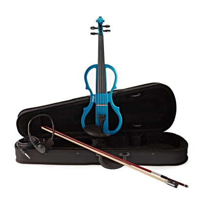 Violino Stagg Elétrico - EVN X-4/4 Metallic Blue
