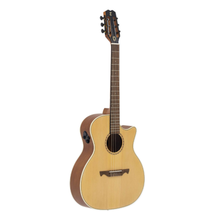 Violao Tagima Echos Medium Jumbo EQ Nylon Open Pore Natural