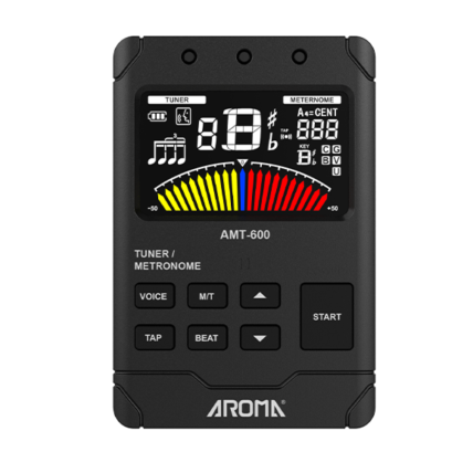 Metronomo e afinador 3x1 Aroma AMT-600