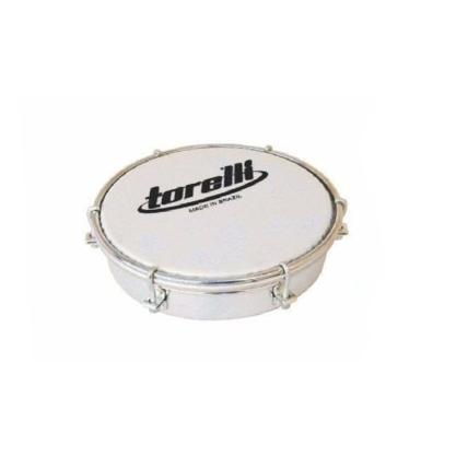 Tamborim Torelli 06″ Aluminio Pele Leitosa TT416