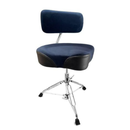 Banco Torelli Bab48 Azul Para Bateria Com Encosto