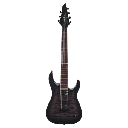 Guitarra Jackson JS22Q-7 Dka Ht Js Series Dinky Arch Top Transparent Black Burst 2918804585