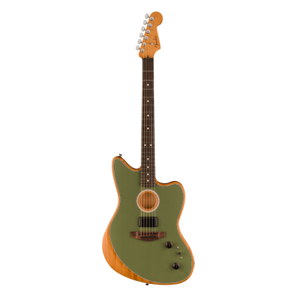 Violão Fender Acoustasonic Player Jazzmaster Antique Olive 0972233176