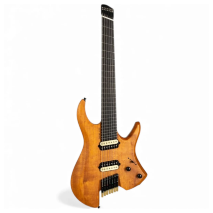 Guitarra Tagima H7M1 Multiscale Headless 2H 7C NTS/DF Cor Natural Satin/Escala Escura