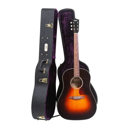 Violão Hertom J45 Dlx Sunburst Deluxe Com Case