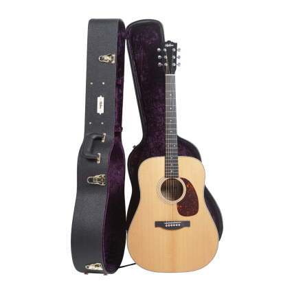 Víolão Hertom Dread DLX Natural Dreadnought Deluxe Com Estojo