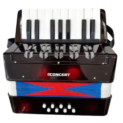 Acordeon Concert Infantil Preto Ca8-BK