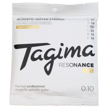 Encordoamento Tagima Violao Aço 010 Pro Nano Coated Anti-Ferrugem 4701