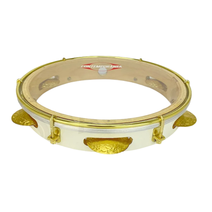 Pandeiro Contemporânea MD Fórmica Branca 10" Linha Leve 32CLBC