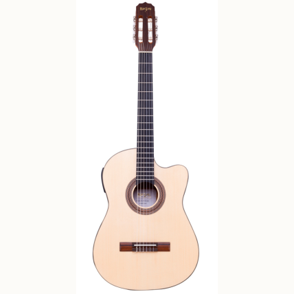 Violão Eletrico Rozini RX515BTFCTLP Studio Flat Ativo Nylon Artec Edge