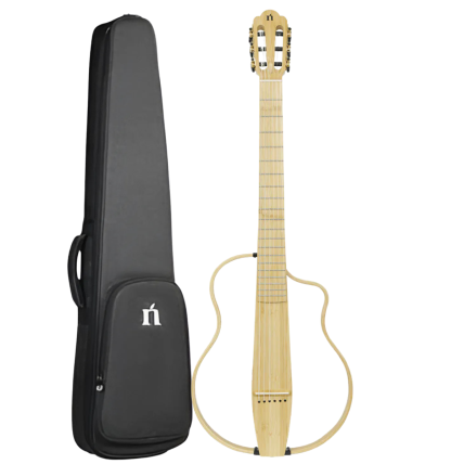 Violão Natasha NBSG Nylon Smart App Natural Brilho