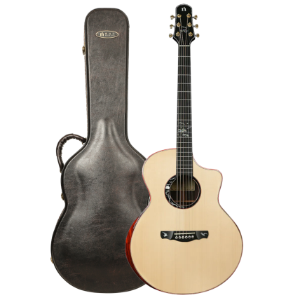 Violão Natasha Eletroacustico Jc35 +A2G Pickup Natural