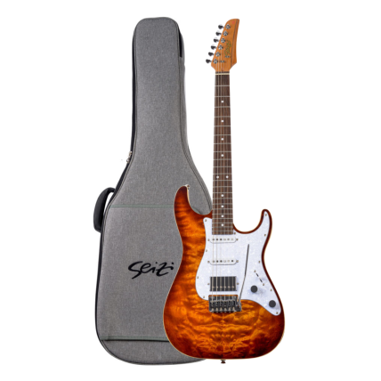 Guitarra Seizi Katana Musashi Plus HSS RW – Bourbon Burst 10360655