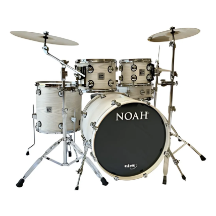 Bateria Noah Dc Poplar DC DC5-22-WWD + Hardware + Pratos (5PCS) White Wood