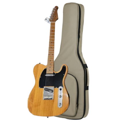 Guitarra Benson Telecaster Hardy Series S 904 Alder Escudo Preto