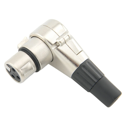 Pino MXT XLR femea 90 graus