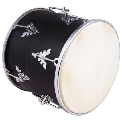 Repique Anel Phoenix Music Madeira 30 X 12 PVC Preto Wood 903AM BKW