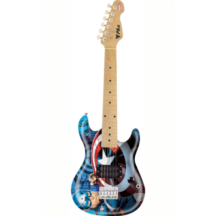 Guitarra Phoenix Infantl Marvel GMC-K2 - Capitão América