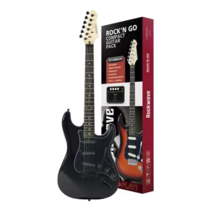 Guitarra Strinberg Rgk50 BK Kit Rockwave