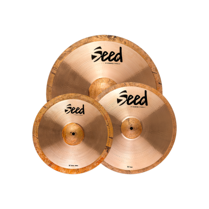 Kit Prato Domene Serie Seed 2 – HiHat 14''/ Crash 16''/ Ride 20''