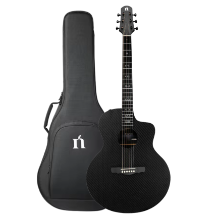 Violão Natasha Eletroacustico X Carbon 41 + NS3 Pickup Black