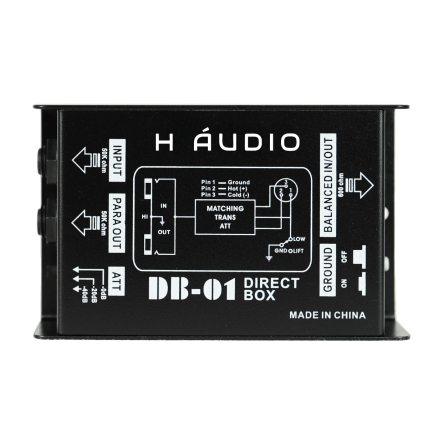 Direct Box H Audio DB-01 Profissional Passivo