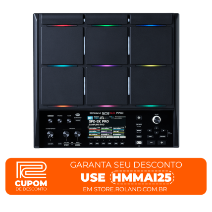 Modulo Roland SPD-SX-Pro Percussão Digital Com Samplers