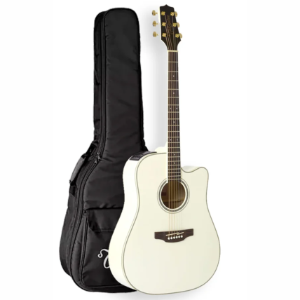 Violão Eletrico Takamine GD37CE PW Pearl White Pré TP-3G