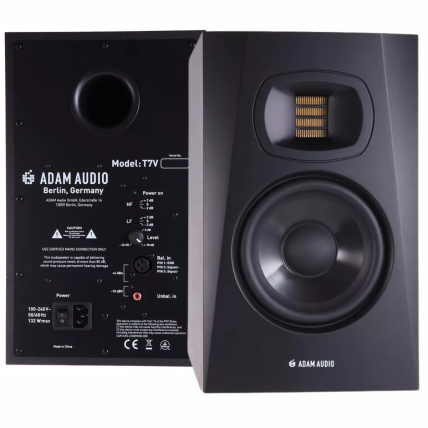 Monitor Adam Audio T7V Ativo - Preto (Unidade)
