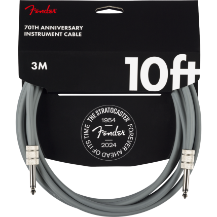 Cabo Fender Anniversary Instrument Cable 10" GRAY 0990823070