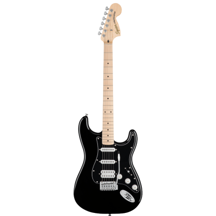 Guitarra Fender Squier Affinity FSR Series Stratocaster HSS Maple fingerboard Black Pickguard Black 0378103906
