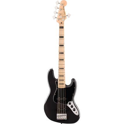 Contra Baixo Fender Squier Affinity Active Jazz Bass V Maple Fingerboard Bk Pickguard Bk Metallic 0378753565