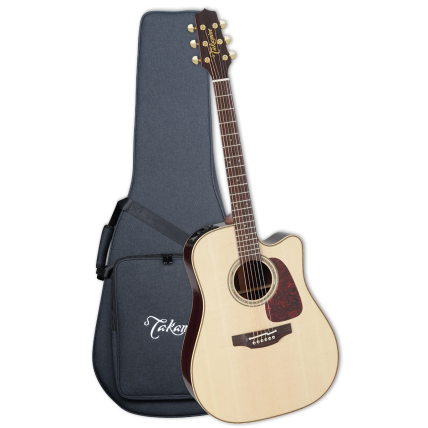 Violao Eletrico Takamine P5DC & CT4-DX Com Semi-Case "Japonês"