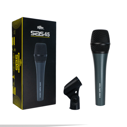 Microfone Santo Angelo SAS 45 Com Fio Padrao Supercardioide