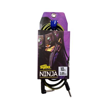 Cabo Santo Angelo Ninja Cable Harmonia L P10 X P10 90 10FT/3.05M Guitarra