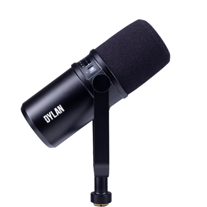 Microfone Dylan DM-8 Para Podcast XLR+USBC App Ios+Android