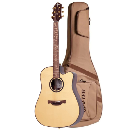 Violao Eletrico Crafter STG D-28CE Pro Folk Com EQ DS-2 Pro e Bag M-Line