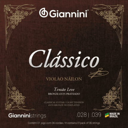 Encordoamento Giannini Genwpl Tensao Leve