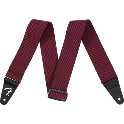 Correia Fender Weighless Tweed Strap Red 2" 0990685002
