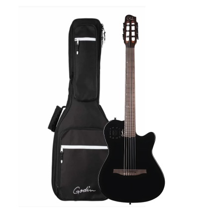 Violão Godin Multiac Mundial Onyx Black With Bag 52820