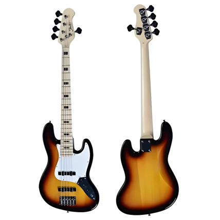 Contra Baixo Shelter Jazz Bass Basswood 5C 755-Pro Sunburst