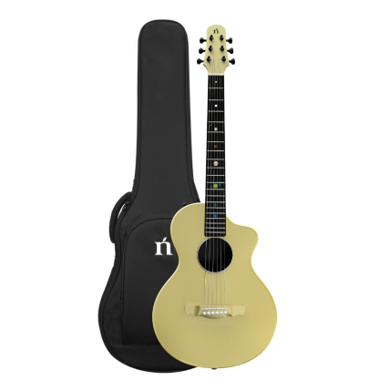 Violão Natasha Asteroid +NSX Smart- elétrico Com Efeitos e App Glaze Gold